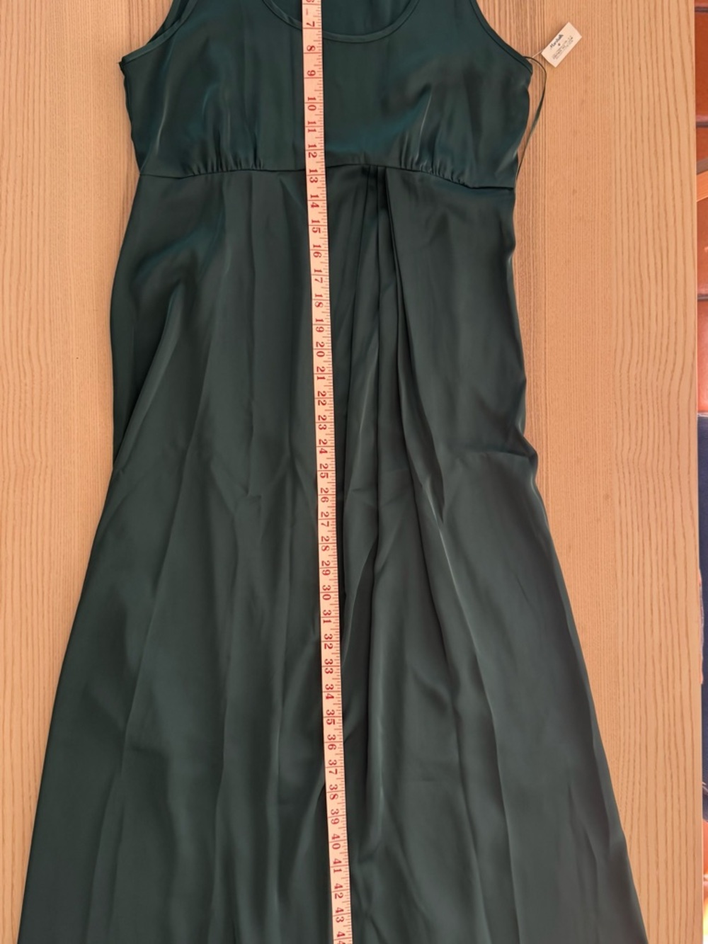 Sleeveless Dark Green Maxi Dress - Timeless A-Line Style